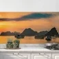 Preview: Küchenrückwand Folie Inselfelsen im Abendlicht Hauptbild 1