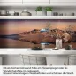 Preview: Küchenrückwand Folie Berg in perfekter Reflexion im Meer Artikelbild 1