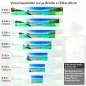 Preview: Küchenrückwand Folie Weite Lagune und tropisches Inselidyll Höhe 60cm