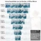 Preview: Küchenrückwand Folie Meereswellen Höhe 80cm