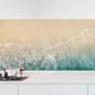 Preview: Küchenrückwand Folie goldener Strand & türkises Meer Hauptbild 1
