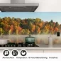 Preview: Küchenrückwand Folie Herbstpanorama mit Nebelschleier am See Detailbild 1