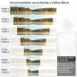 Preview: Küchenrückwand Folie Herbstpanorama mit Nebelschleier am See Höhe 80cm