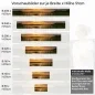 Preview: Küchenrückwand Folie Steg im See zum Sonnenuntergang Höhe 51cm