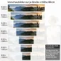 Preview: Küchenrückwand Folie Steinbrücke am See Höhe 80cm