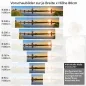 Preview: Küchenrückwand Folie Windmühlen Kinderdijk Höhe 80cm