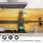 Preview: Küchenrückwand Folie Mühlenlandschaft am Wasser Detailbild 1