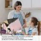 Preview: Küchenrückwand Folie violetter See A4 Muster