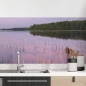 Preview: Küchenrückwand Folie violetter See Hauptbild 1