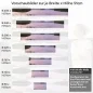 Preview: Küchenrückwand Folie violetter See Höhe 51cm