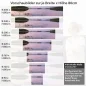 Preview: Küchenrückwand Folie violetter See Höhe 80cm