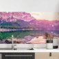 Preview: Küchenrückwand Folie See Panorama - Bergidylle und Naturzauber Hauptbild 1
