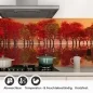 Preview: Küchenrückwand Folie Bäume am See - Herbstliche Natur Detailbild 1