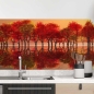 Preview: Küchenrückwand Folie Bäume am See - Herbstliche Natur Hauptbild 1
