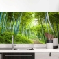 Preview: Küchenrückwand Folie Bambus Paradies - Fernöstliches Flair für Zuhause Hauptbild 1
