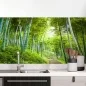 Preview: Küchenrückwand Folie Bambus Paradies - Fernöstliches Flair für Zuhause Hauptbild 1