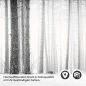 Preview: Küchenrückwand Folie Monochromer Wald - Harmonie und Mystik Detailbild 2