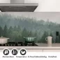 Preview: Küchenrückwand Folie Wald im Nebel Detailbild 1