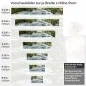 Preview: Küchenrückwand Folie prachtvoller Wasserfall Höhe 51cm