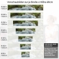 Preview: Küchenrückwand Folie prachtvoller Wasserfall Höhe 60cm