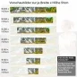 Preview: Küchenrückwand Folie Goldener Wasserfall Höhe 51cm