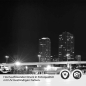 Preview: Küchenrückwand Folie Skyline at Night Detailbild 2