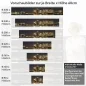 Preview: Küchenrückwand Folie Bostons Skyline bei Nacht Höhe 60cm