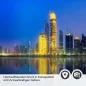 Preview: Küchenrückwand Folie Abu Dhabi im nächtlichen Glanz Detailbild 2