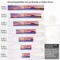 Preview: Küchenrückwand Folie Brücke zwischen Inseln Höhe 51cm