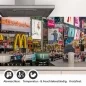 Preview: Küchenrückwand Folie Time Square bei Nacht Detailbild 1