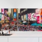 Preview: Küchenrückwand Folie Time Square bei Nacht Hauptbild 1