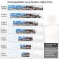 Preview: Küchenrückwand Folie spanische Küstenstadt Höhe 51cm