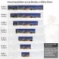 Preview: Küchenrückwand Folie Stadt bei Nacht Höhe 51cm