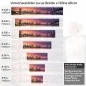 Preview: Küchenrückwand Folie Stadt Brücke bei Dämmerung Höhe 60cm