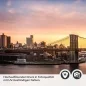 Preview: Küchenrückwand Folie Wolkenkratzer & Brücke zur goldenen Stunde Detailbild 2