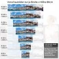 Preview: Küchenrückwand Folie Ibiza Hafen - Eine Brise Mittelmeer für die Küche Höhe 80cm