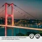 Preview: Küchenrückwand Folie Bosporus - Nächtliche Brückenpracht für Ihre Küche Detailbild 2