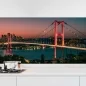 Preview: Küchenrückwand Folie Bosporus - Nächtliche Brückenpracht für Ihre Küche Hauptbild 1