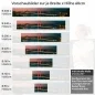 Preview: Küchenrückwand Folie Bosporus - Nächtliche Brückenpracht für Ihre Küche Höhe 60cm