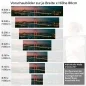 Preview: Küchenrückwand Folie Bosporus - Nächtliche Brückenpracht für Ihre Küche Höhe 80cm