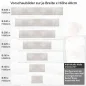 Preview: Küchenrückwand Folie Betonoptik - Modern und stilvoll Höhe 60cm
