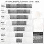 Preview: Küchenrückwand Folie Sichtbetonoptik - Zeitlos & Modern Höhe 60cm
