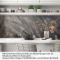 Preview: Küchenrückwand Folie Rustikale Betonoptik - Natürliches Wanddesign Artikelbild 1