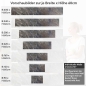 Preview: Küchenrückwand Folie Rustikale Betonoptik - Natürliches Wanddesign Höhe 60cm