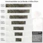 Preview: Küchenrückwand Folie Erdige Betonoptik - Natürlich und stilvoll Höhe 51cm