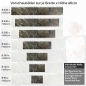 Preview: Küchenrückwand Folie Erdige Betonoptik - Natürlich und stilvoll Höhe 60cm