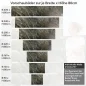 Preview: Küchenrückwand Folie Erdige Betonoptik - Natürlich und stilvoll Höhe 80cm