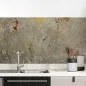 Preview: Küchenrückwand Folie Rost & Beton - Ein Hauch von Vintage Hauptbild 1