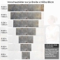 Preview: Küchenrückwand Folie Vintage Beton & Rost - Zeitloser Charme Höhe 80cm