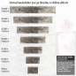 Preview: Küchenrückwand Folie Gealterter Beton - Der perfekte Industrial-Look Höhe 60cm